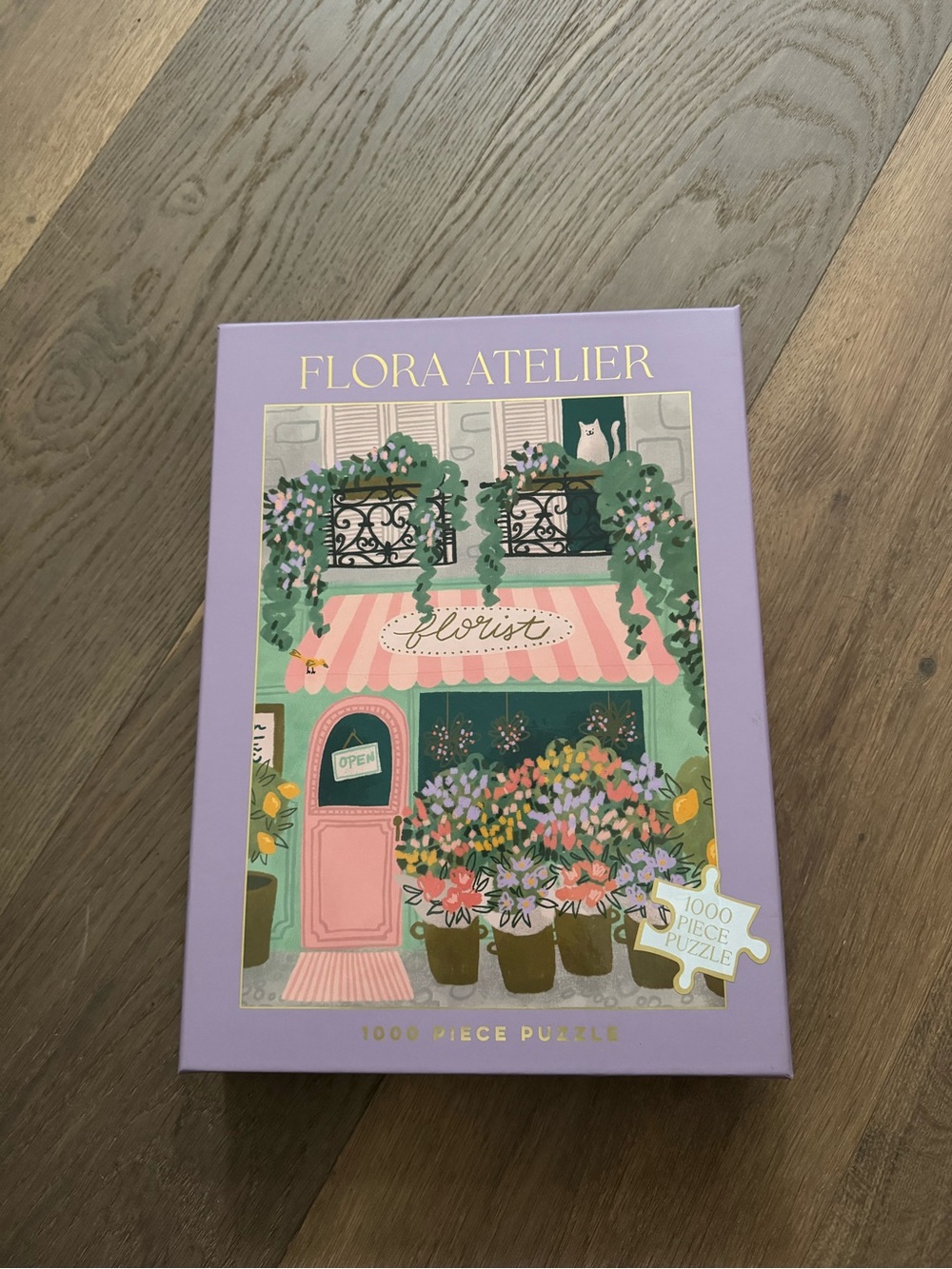 NEW Flora Atelier 1000 Piece 19 x 26 Florist Shop pastels Jigsaw Puzzle